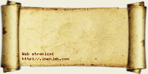 Večerinka Bugarin vizit kartica